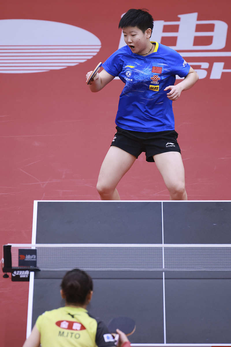 孙颖莎赛前苦练削球技术 为关键对决做足准备(图1)