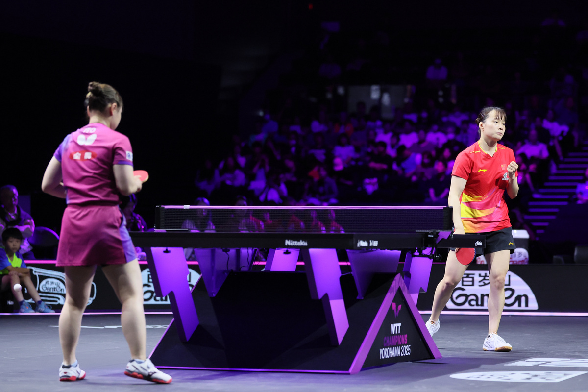 孙颖莎逆境翻盘4-1力克石洵瑶 展现王者心智晋级WTT横滨决(图2)