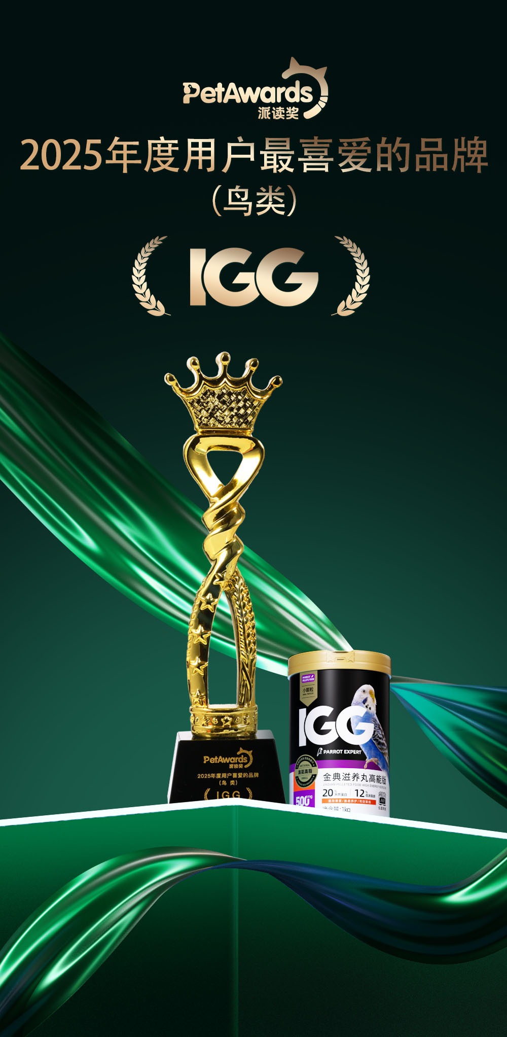 IGG鹦鹉荣膺鸟类“2025年度用户喜爱的品牌”奖，以专业与温度引领行业发展(图5)