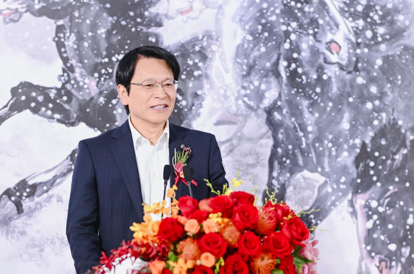 云巅驰骋 马到平安——马欣乐作品展开幕式在深圳平安金融中心隆重举行(图11)